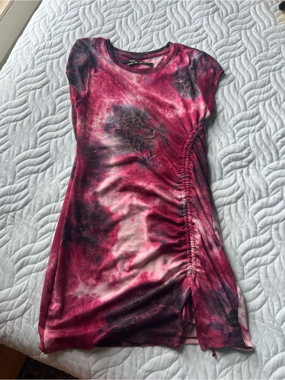 Urban Outfitters Front Cinch Tie-Dye Dress Size M